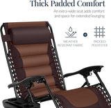Best Choice Products Oversized Padded Zero Gravity Chair, Folding Outdoor Patio Recliner - Photo 4