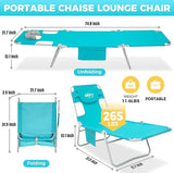#WEJOY Folding Tanning Chair with Face Hole - Photo 3