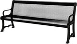 COATEDOUTDOORFURNITURE Coated Outdoor Furniture Heavy-Duty Outdoor Bench Thermoplastic Coated, Expanded Metal - Photo 1