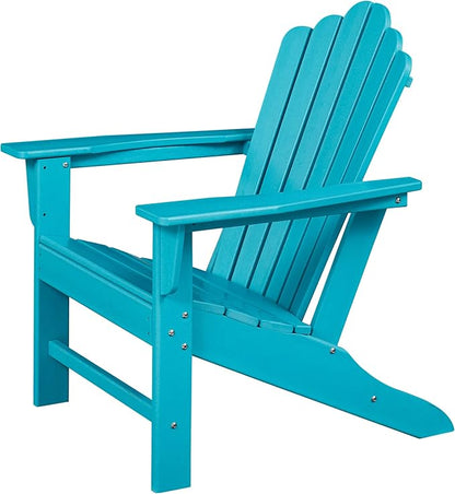 Clihome Patio Chairs Adirondack Chair Outdoor Chairs Lounge Chairs for Outside Lawn Chair Plastic Adirondack Chairs Outdoor Furniture for Yard, Garden, Patio