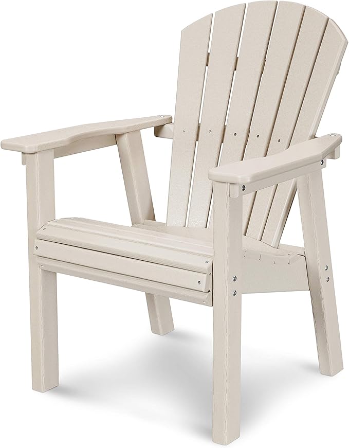 POLYWOOD SHD19SA Seashell Casual Chair, Sand