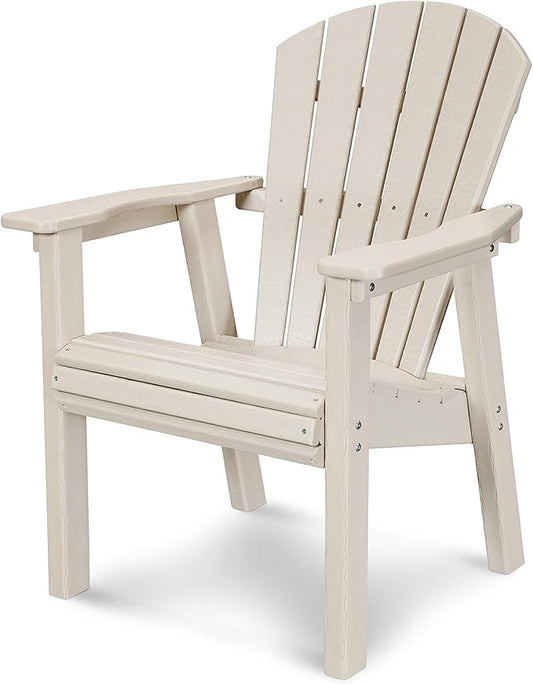 POLYWOOD SHD19SA Seashell Casual Chair, Sand