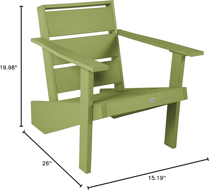 Haven Modern Adirondack Chair, Palm Green