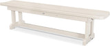 POLYWOOD Park 72-Inch Harvester Backless Bench, Sand - Photo 1