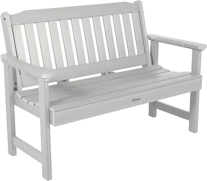 Highwood AD-BENW2-WHE Lehigh Garden Bench, 4 Feet, White