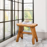 Natural Shape Solid Wood Stump Stool 20"x13"x18" Cedar Root End Table Rustic Plant Stand Live Edge Coffee Side Table - Photo 7