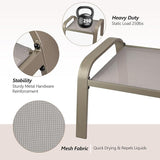 Patio Ottomans Multipurpose Furniture Footstolls Small Seat Portable Chairs Beige for Garden Porch Yard - Photo 3