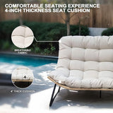 Crestlive Products Outdoor Loveseat 3PCS, Outdoor Sofa Set - Photo 4