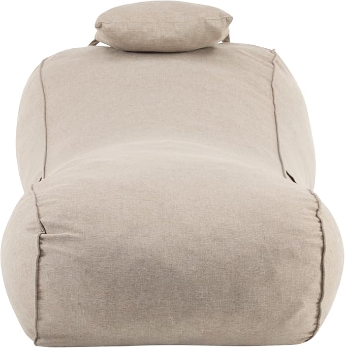 Christopher Knight Home Morton Outdoor Bean Bag Chair Set of 2, Fabric Bean Bag Chair for Adults and Kids - Photo 4