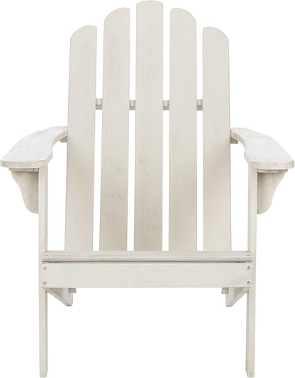Safavieh Outdoor Topher White Wash Classic Adirondack Chair