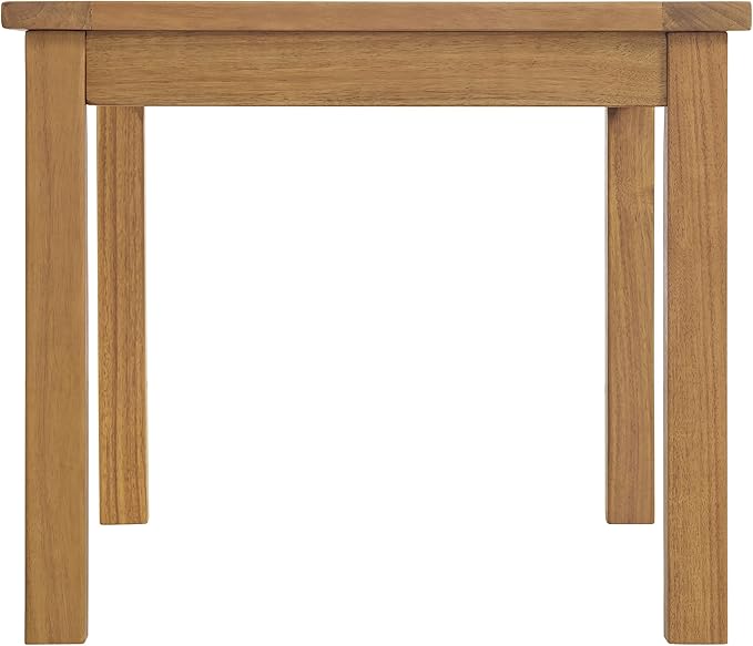 Okemo Outdoor Coffee Table - Weather-Resistant Acacia Wood Slotted Table - Outdoor Furniture for Patio, Porch, Deck, or Poolside