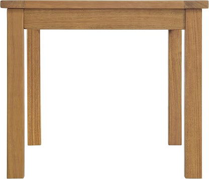 Okemo Outdoor Coffee Table - Weather-Resistant Acacia Wood Slotted Table - Outdoor Furniture for Patio, Porch, Deck, or Poolside