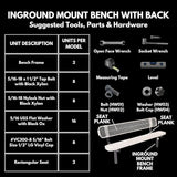 COATEDOUTDOORFURNITURE Coated Outdoor Furniture Heavy-Duty Outdoor Bench Thermoplastic Coated, Expanded Metal - Photo 8