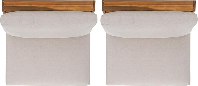 SAFAVIEH Outdoor Patio Furniture Collection – Dune Lounge Chair Set of 2 - Photo 7