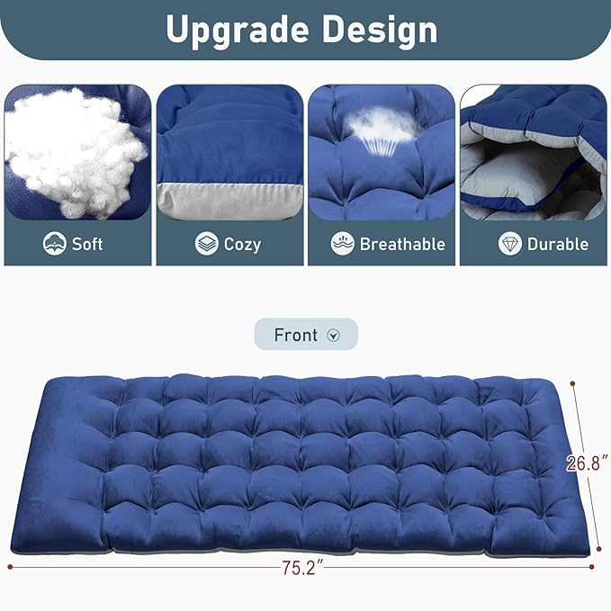 DoCred Heavy Duty Chaise Lounge Chair, Adjustable 5-Position Folding Chaise Lounge Chairs for Outside - Photo 3