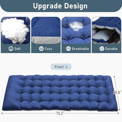 DoCred Heavy Duty Chaise Lounge Chair, Adjustable 5-Position Folding Chaise Lounge Chairs for Outside, Portable Lay Flat Beach Lounge Chair for Outdoor Sunbathing Beach Pool Lawn Camping