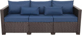 Rattaner 3-Seat Patio Wicker Sofa - Photo 1