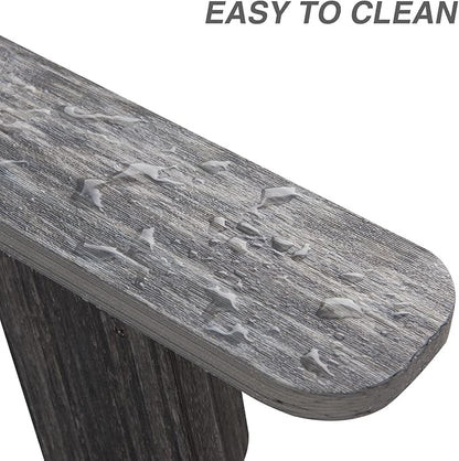 Adirondack Chair Set of 4, Outdoor Oversized Patio Chair Poly Lumber Weather Resistant & Durable Fire Pits Chair for Poolside,Lawn and Garden,350lbs Weight Capacity