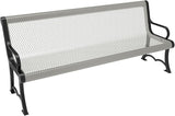 COATEDOUTDOORFURNITURE Coated Outdoor Furniture Heavy-Duty Outdoor Bench Thermoplastic Coated, Expanded Metal - Photo 1