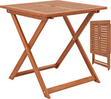 Tangkula 29.5-Inch Square Patio Dining Table - Photo 1