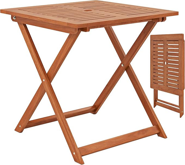 Tangkula 29.5-Inch Square Patio Dining Table - Photo 1