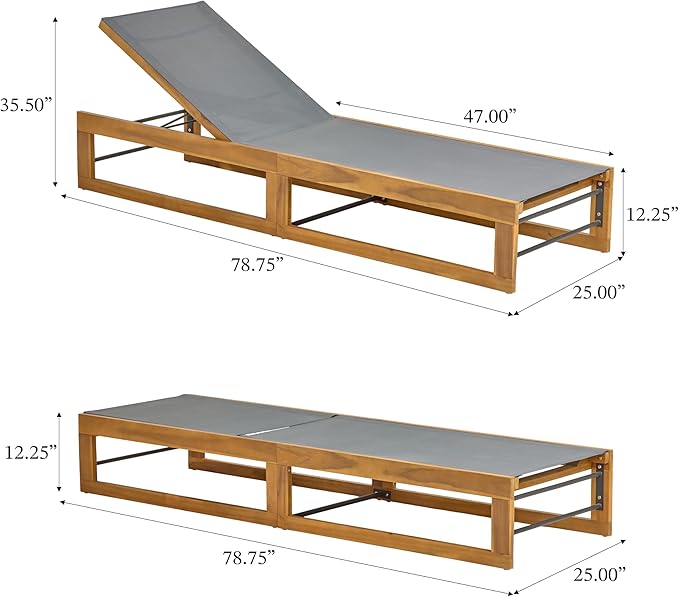 Christopher Knight Home Tristz Patio Chaise Lounge Chair Outdoor - Photo 2