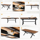 Grand patio Expandable Patio Dining Table - Photo 9