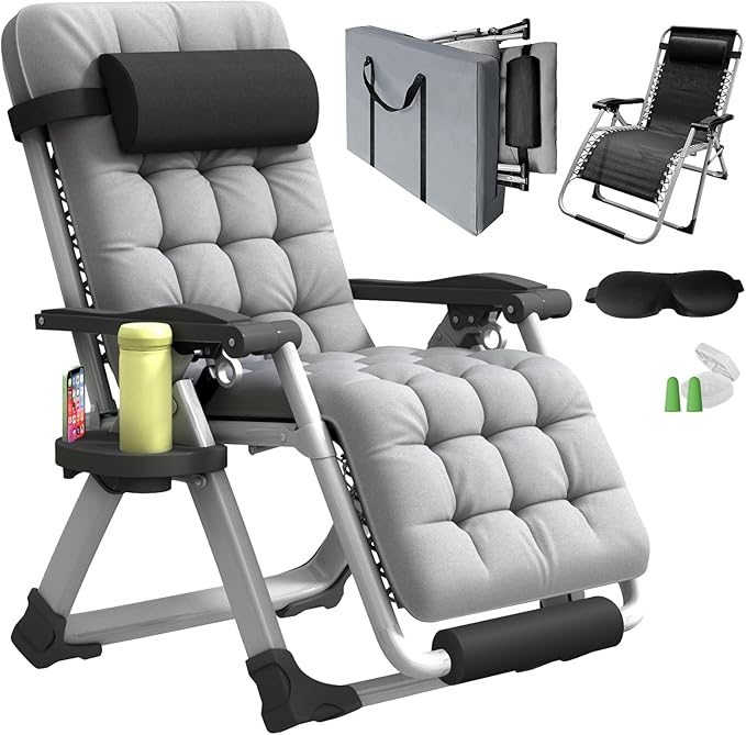 Oversized Zero Gravity Chair, XL Lounge Chair 29” Width - Photo 1