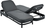 Outdoor Chaise Lounge Chairs Set of 2, Modern Aluminum Patio Reclining Loungers with Cushions - Photo 8