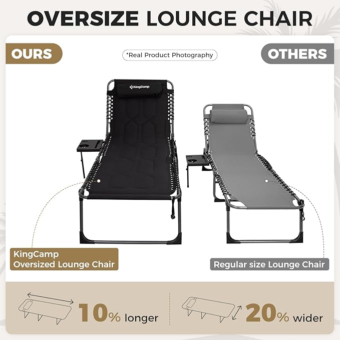 KingCamp Oversize Lounge Chair Outdoor - Photo 3