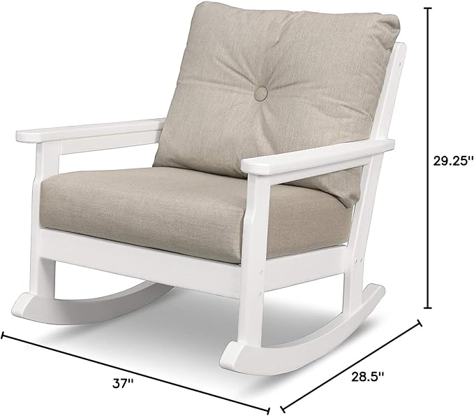 POLYWOOD Vineyard Deep Seating Rocking Chair - Photo 2