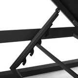 Christopher Knight Home Eudora Outdoor Chaise Lounge (Set of 2), Aluminum, Black, Gray - Photo 7