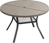VICLLAX 40.6" Round Patio Dining Table for 4 - Photo 1