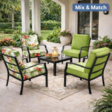BrylaneHome Bh Outdoor Performance 2-Section Deep Seating Cushion - Cypress Midnight - Photo 6