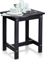 Y&M Outdoor Side Table, HIPS Adirondack Small Single Table, Waterproof Square Outside Table - Photo 1