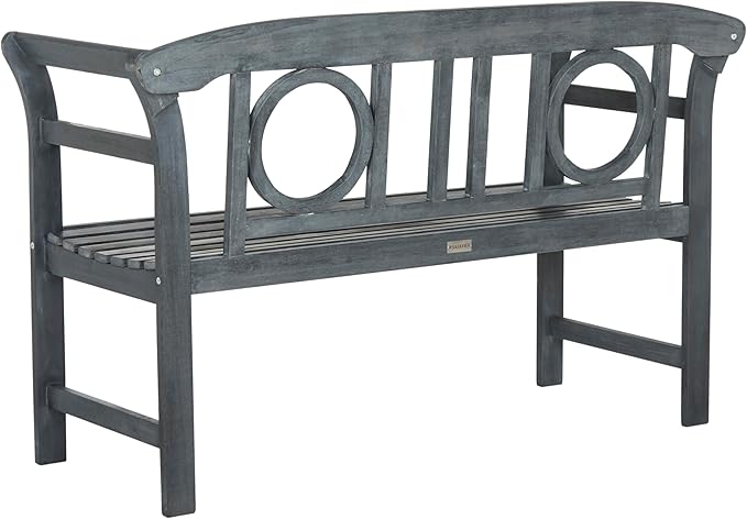 SAFAVIEH PAT6743A Outdoor Collection Moorpark 2 Seat Bench
