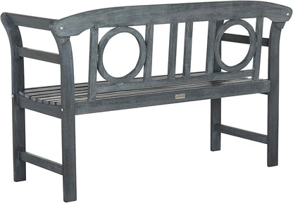 SAFAVIEH PAT6743A Outdoor Collection Moorpark 2 Seat Bench