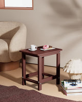 YEFU Outdoor Side Table for Patio: 16" HIPS Weather - Resistant Adirondack Tables - Waterproof Small Square End Tables - Photo 2