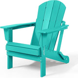 Costaelm 3 piece Patio Set, Outdoor Modern Adirondack Table and Chairs - Photo 3