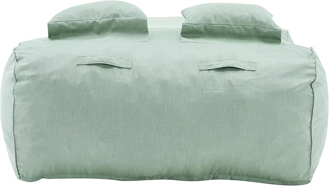 Merax Outdoor Bean Bag Chair Sun Lounger for 2 Adult, 73" Big Comfy Outdoor Bean Bag Daybed Couch with Headrest - Photo 6