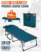 KingCamp Oversized Tanning Chair - Photo 2