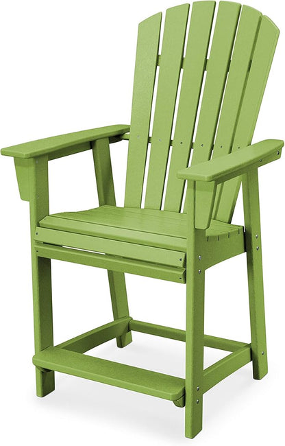 POLYWOOD® Nautical Counter Chair, Lime