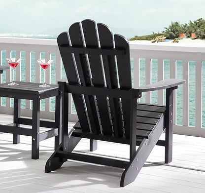 Adirondack Chairs Weather Resistant, Patio Firepit Chair, Sturdy Outside Chairs, Lawn Chairs, Easy Assembly 350lb, for Outdoor Patio Yard