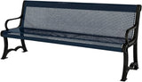 COATEDOUTDOORFURNITURE Coated Outdoor Furniture Heavy-Duty Outdoor Bench Thermoplastic Coated, Punched Steel - Photo 1