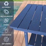 FUNBERRY Outdoor Bar Set with Umbrella Holes, Tall Adirondack Chairs and Table - Photo 4