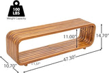 Christopher Knight Home Bruno Durable Acacia Wood Outdoor Coffee Table with Hollowed-Out Design - Photo 2