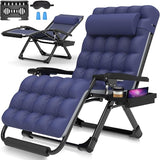 Suteck Oversized Zero Gravity Chair, 33In XXL Lounge Chair w/Removable Cushion&Headrest - Photo 1