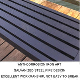 Durable Outdoor Garden Benches for Relaxing Moments - Two-Person Seat Backless Bench for Beach, Patio, Pool - Photo 6