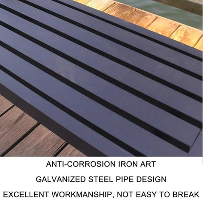 Durable Outdoor Garden Benches for Relaxing Moments - Two-Person Seat Backless Bench for Beach, Patio, Pool, or Lawn - Perfect Outdoor Furniture