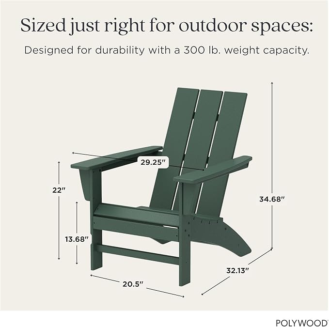 POLYWOOD Modern Adirondack Chair - Photo 3